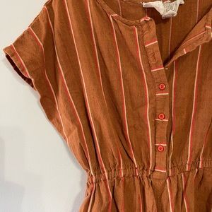 Ace&jig romper size medium rust clay